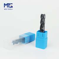 Solid carbide roughing end mill milling cutter